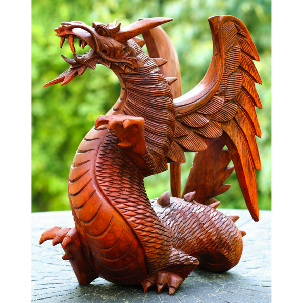 Dragon in inlay wood for a luxury hotsell and refined décor. Made strictly by hand. Handmade